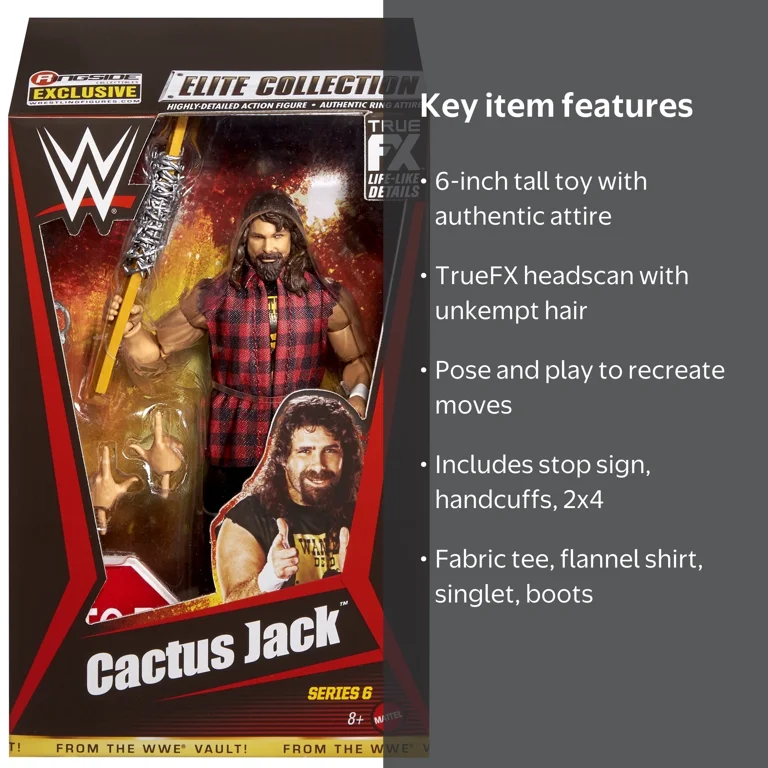 Cactus Jack (Barbed Wire 2x4) - WWE From the Vault Ringside