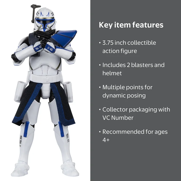 Star Wars, Action Figure, Clone Commander Rex, Bracca Mission 3.75