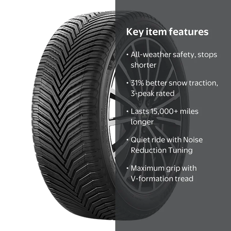 あ、 Michelin, All-Season Tire, 235/40R18/XL 95V, Performance Traction