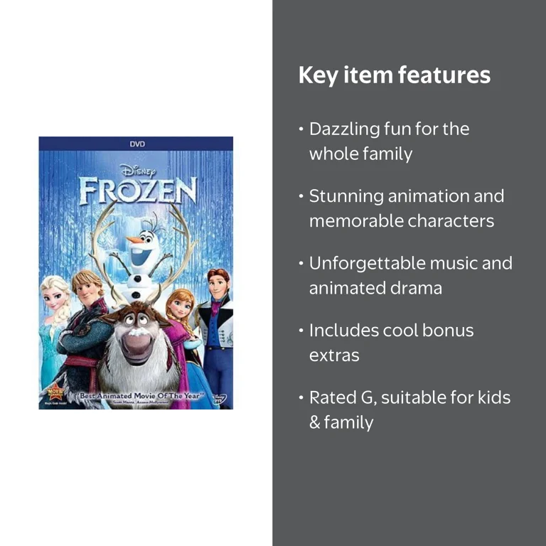 Disney's Frozen (DVD): Anna & Elsa's Adventure, Kids Movie