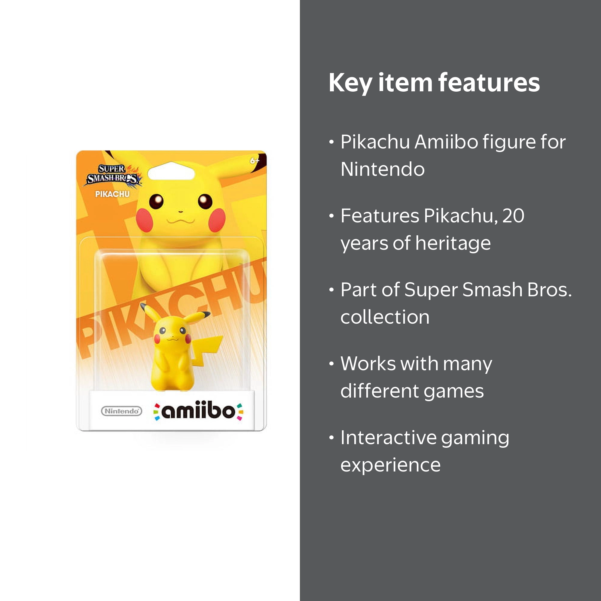 Nintendo Pikachu Amiibo - Walmart.com