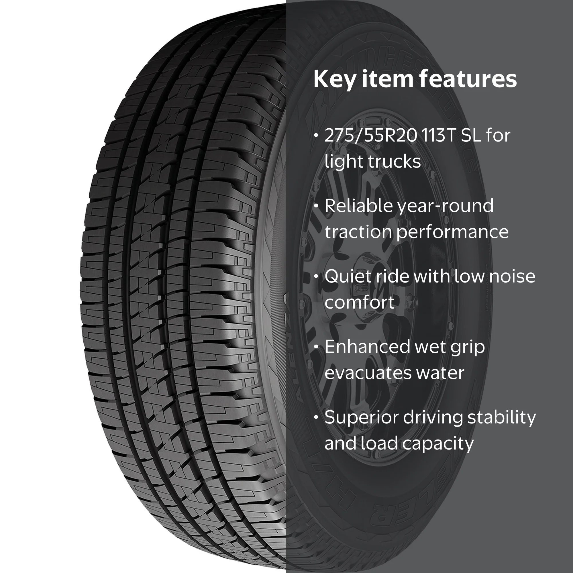 Bridgestone Dueler H/L Alenza 275/55R20 113T Touring All Season