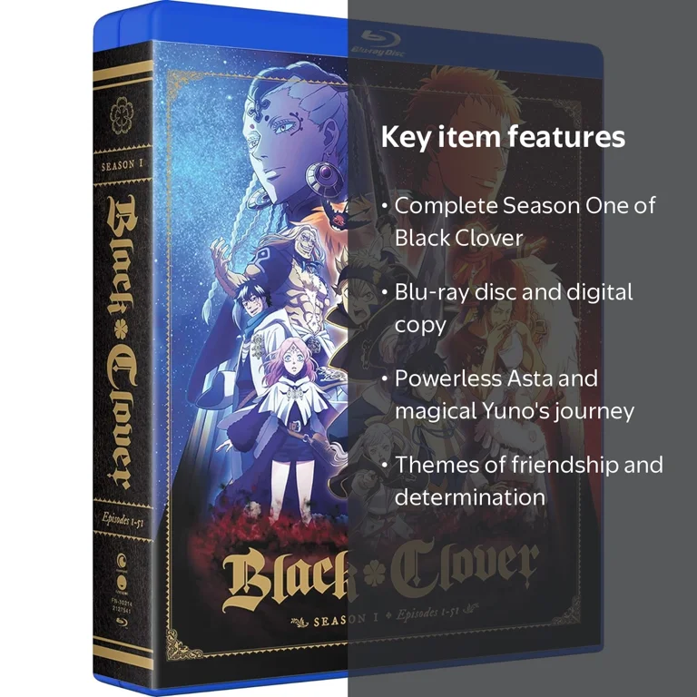 Funimation Prod's Black Clover: Complete Season One, Anime (Blu