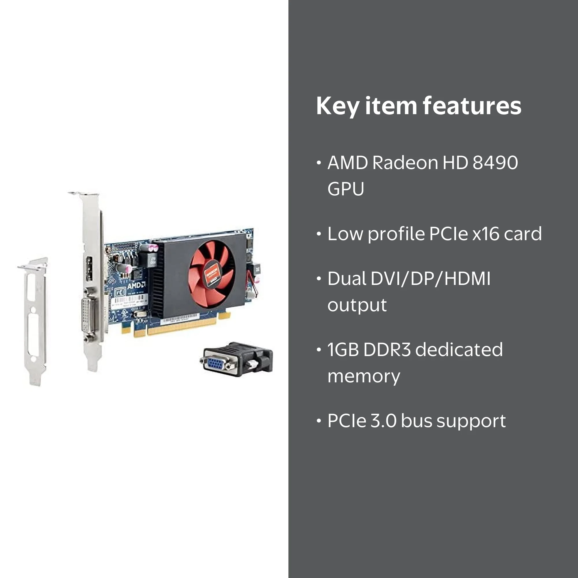 AMD Radeon HD 8490 Graphics Card - Low Profile Graphic Cards