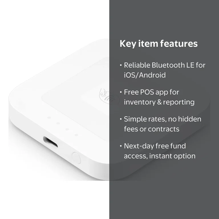 Square Reader for Contactless & Chip 2nd Gen, accepts EMV NFC