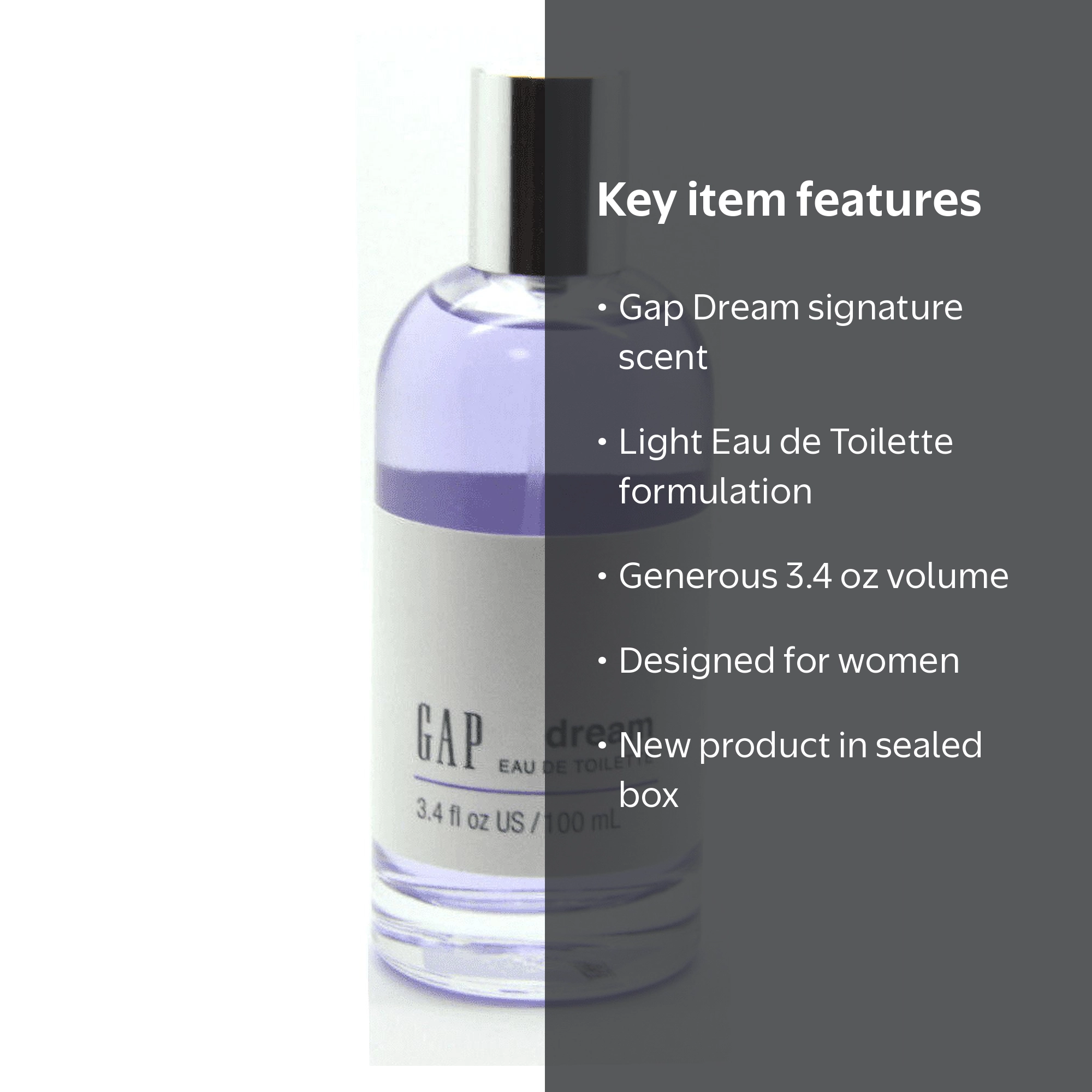 Gap Dream Fragrance, Eau de Toilette Scent for Women, 3.4 oz