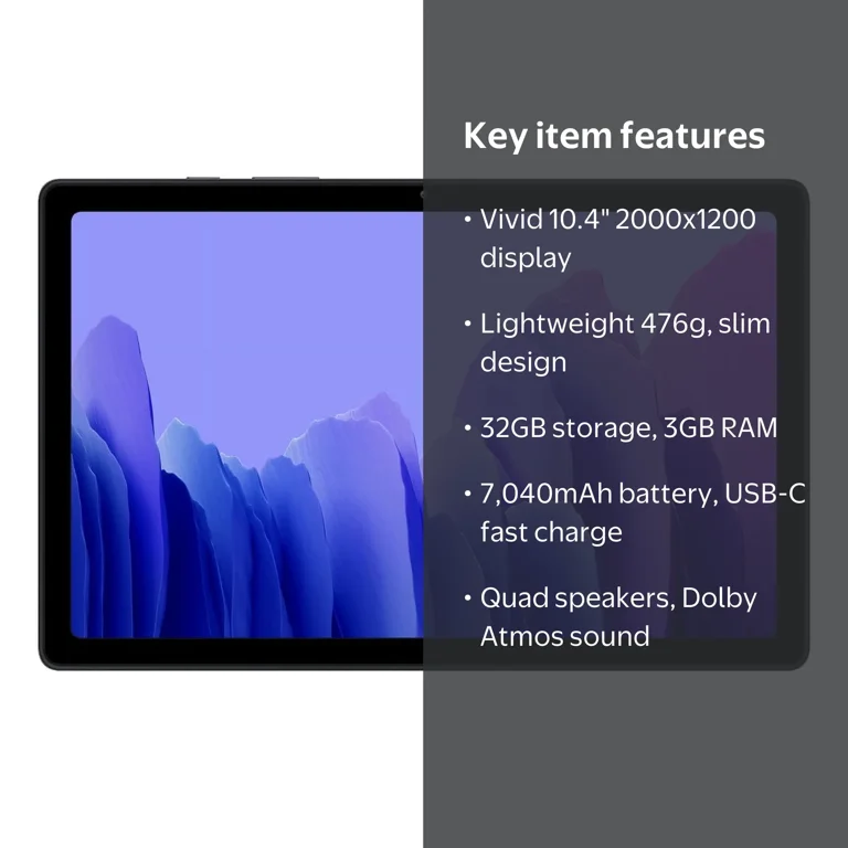 SAMSUNG Tablet Galaxy Tab A7 32GB 10.4