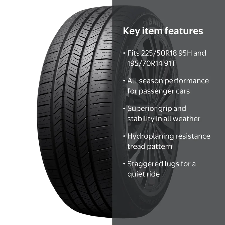 Free Shipping! Sailun All Season Passenger Tire 225/50R18 95H with