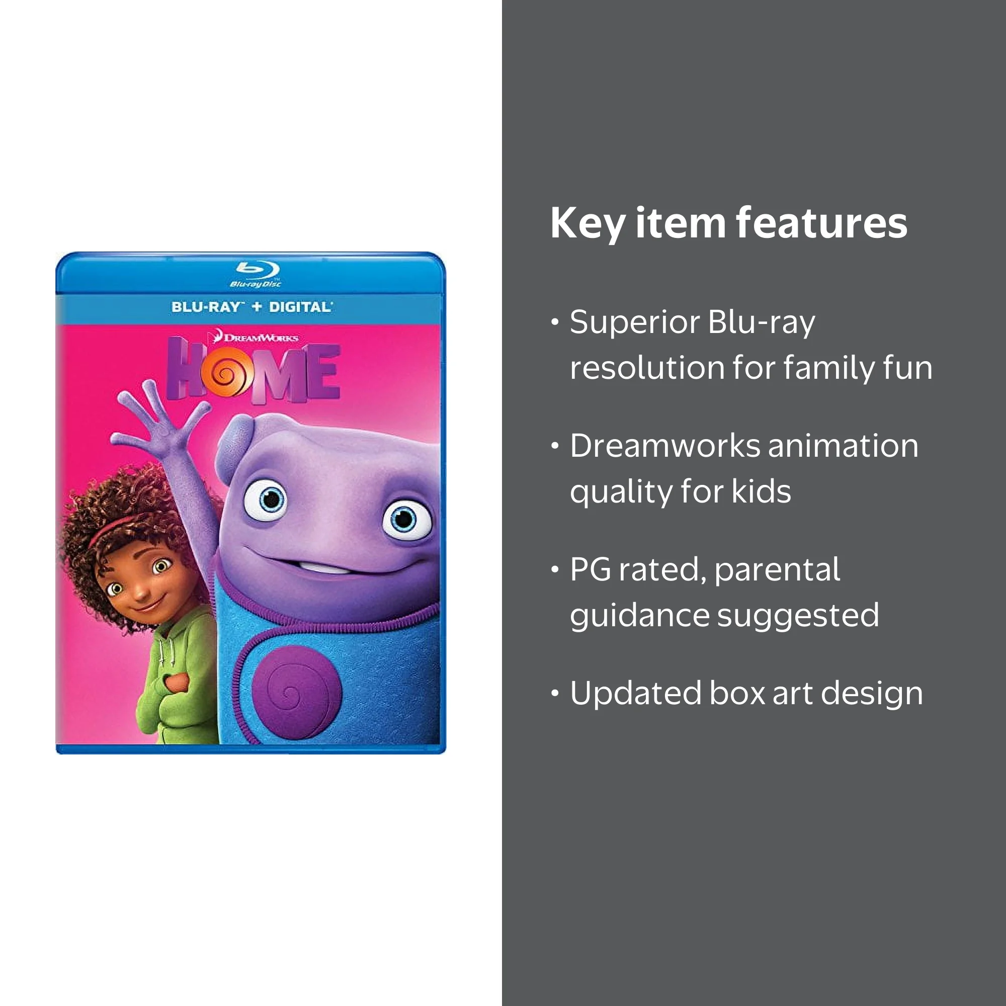Home (Blu-ray New Box Art) [Blu-ray] - Walmart.com