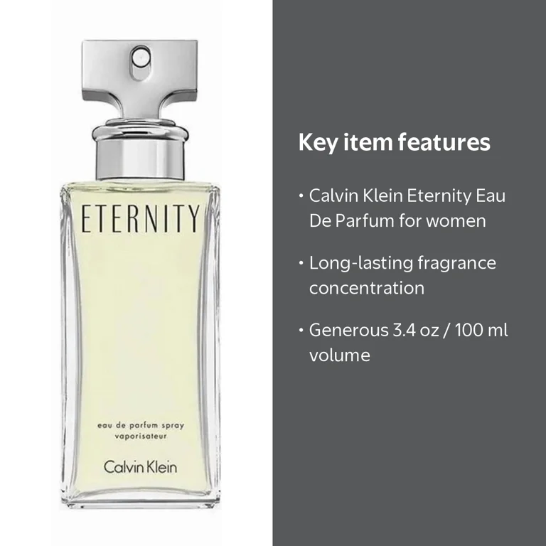   ETERNITY FOR WOMEN 100ml 5本 Clvn Klein Eternity Eau De Parfum, 3.4 oz 100 ml, For Women