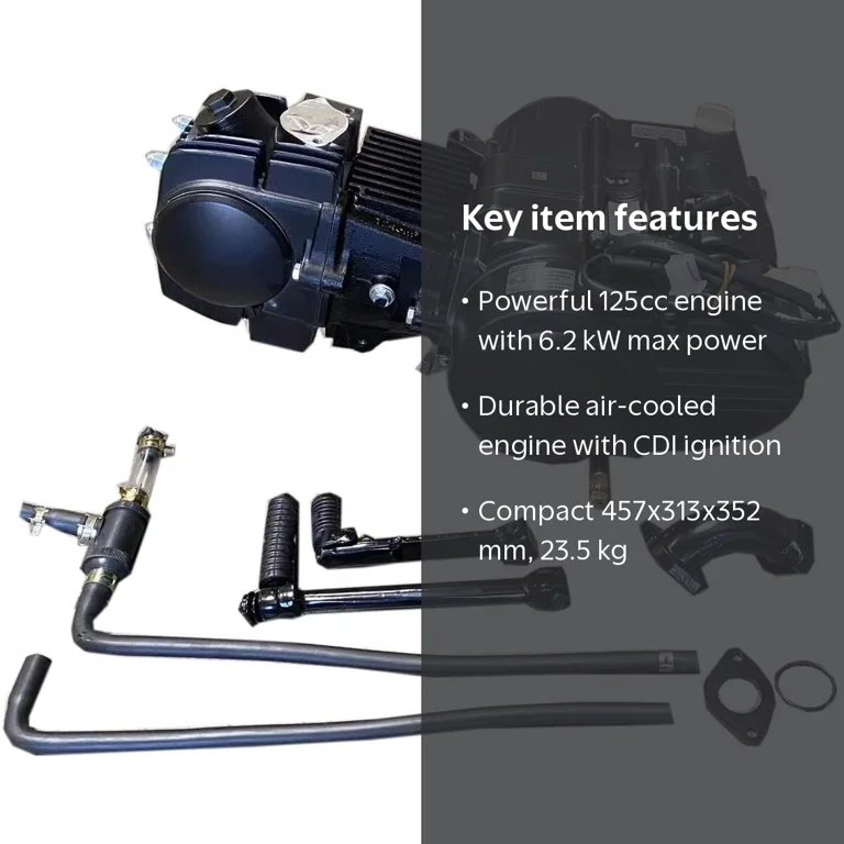 X-PRO ZongShen 125cc 4 stroke Pit Dirt Bikes Engine Motor w/Manual