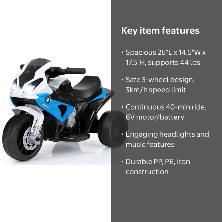 bmw electric bicycle Kids Ride-on Bike with 12V Battery, Soft Seats, and Eva Wheels (JT5001) Blue You can relax knowing that they are safe while they explore their surroundings BMW i Pedelec Concept folding