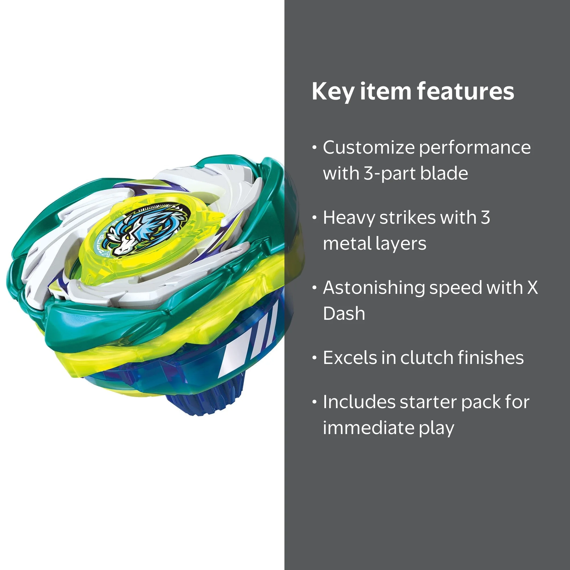 Takara Tomy Beyblade X CX-07 Starter Pegasus Blast ATR - Walmart.com