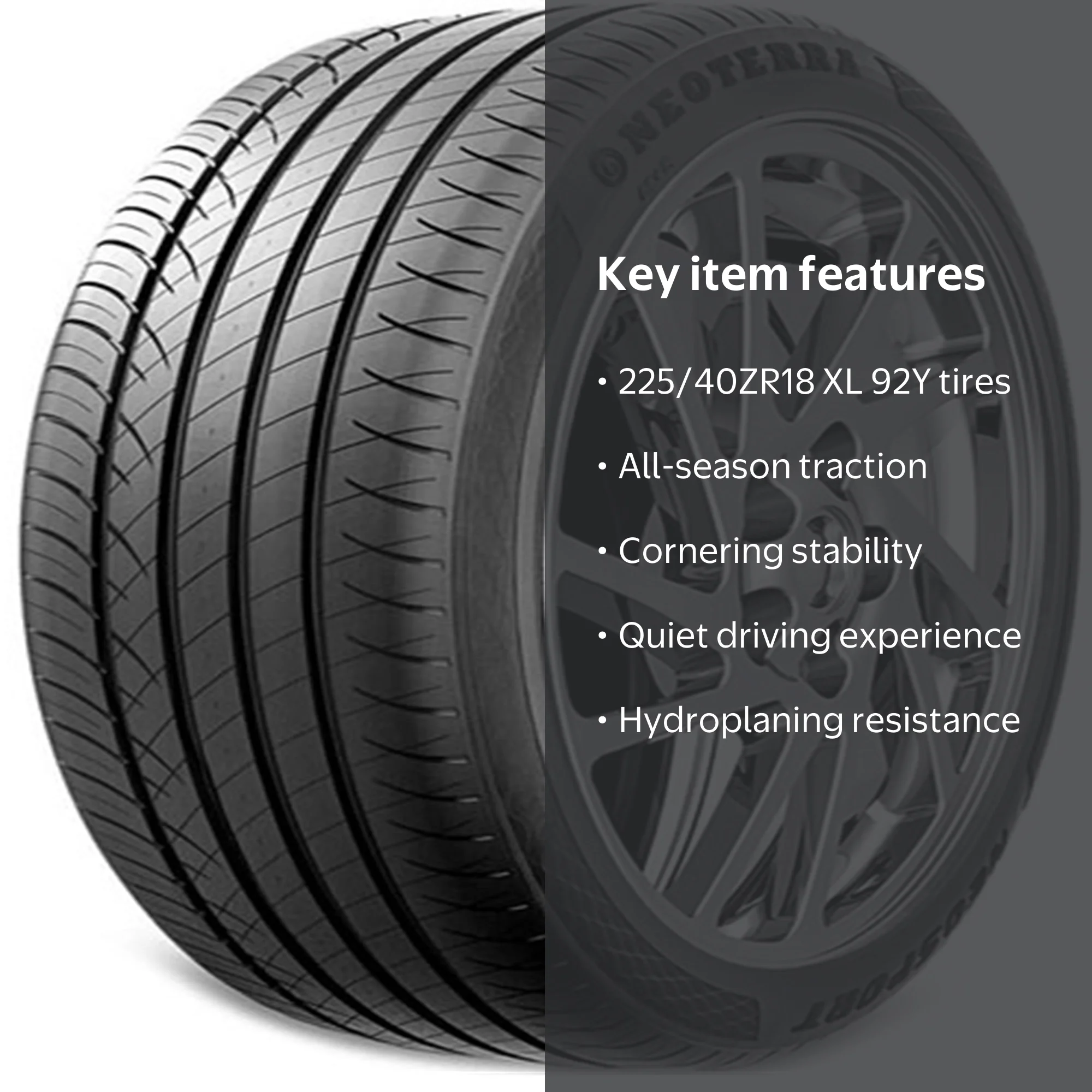NeoTerra NeoSport UHP All Season 225/40ZR18 92Y XL Passenger Tire