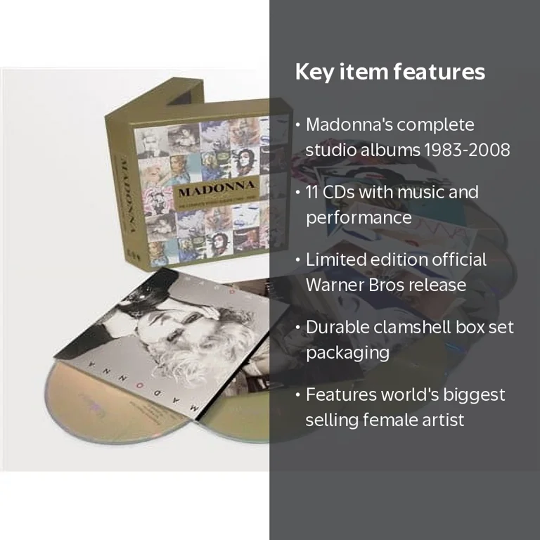 Madonna, Complete Studio Albums 1983-2008, 11 CDs, Music