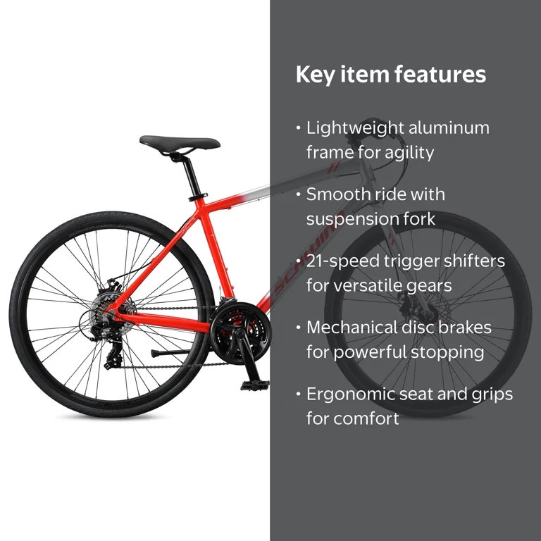 schwinn men's hybrid bicycle Network 3.0 700c 700c White Bike Riding through your favorite park Schwinn Signature Men's Super Sport