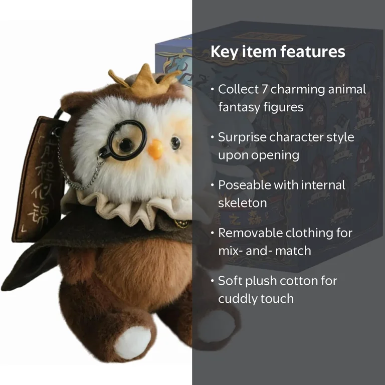 Coophit Plush Blind Box Figures, Kawaii Endless Forest Series