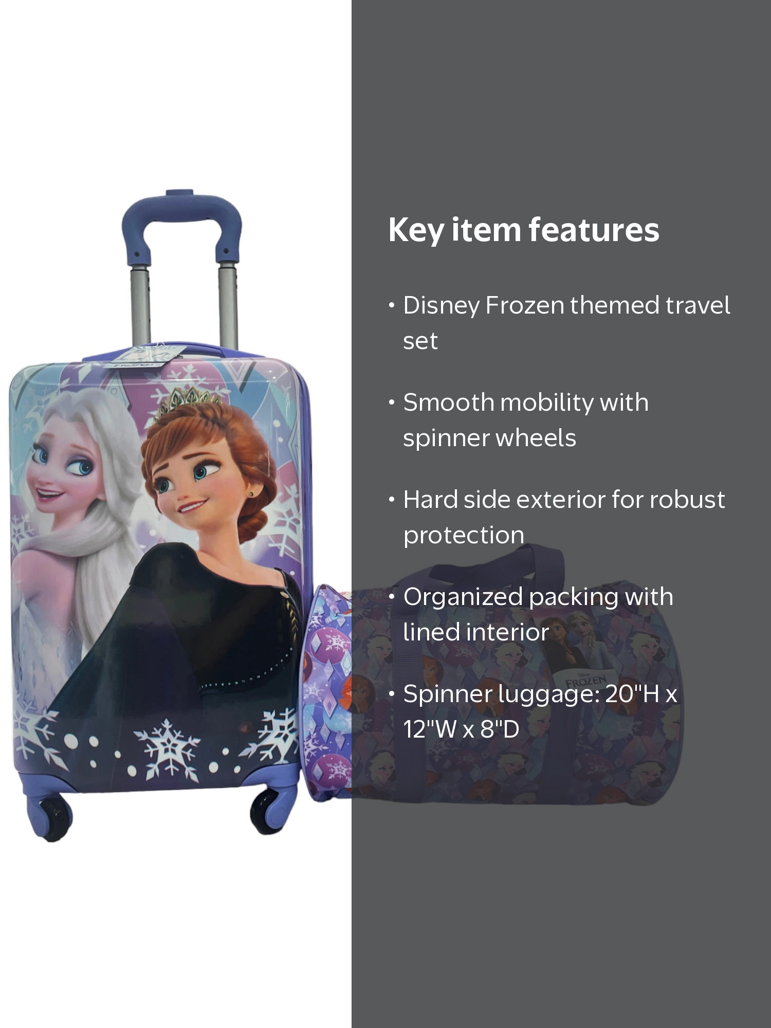 新品未使用 Disney Frozen エルサ キャリーケース 小型 16インチ アナ