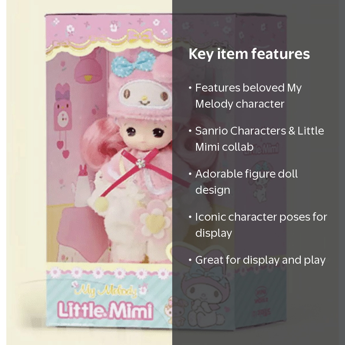 Sanrio Characters x Little Mimi Figure Doll - MY MELODY - Walmart.com