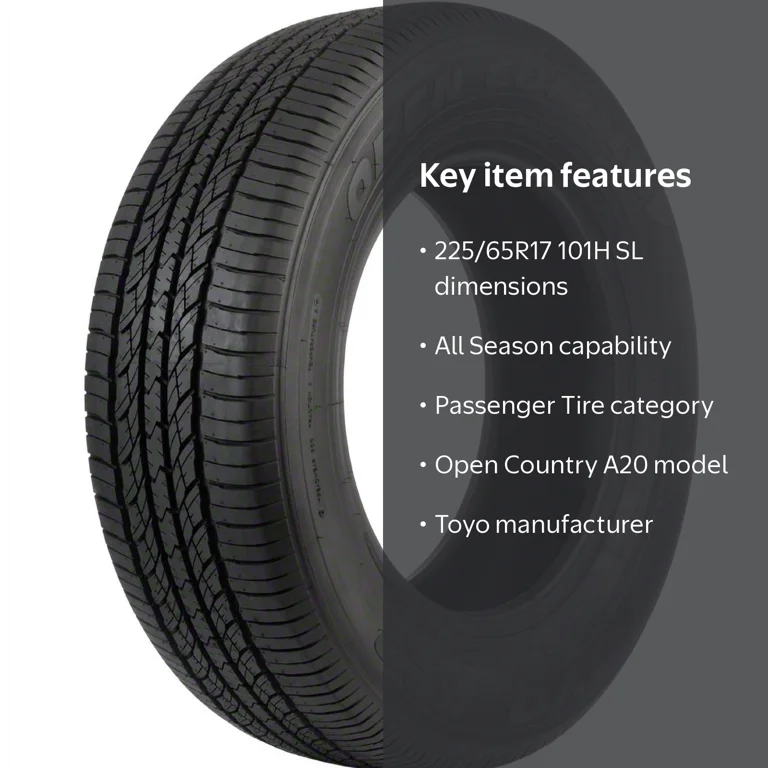 Toyo Open Country A20 All Season 225/65R17 101H Passenger Tire