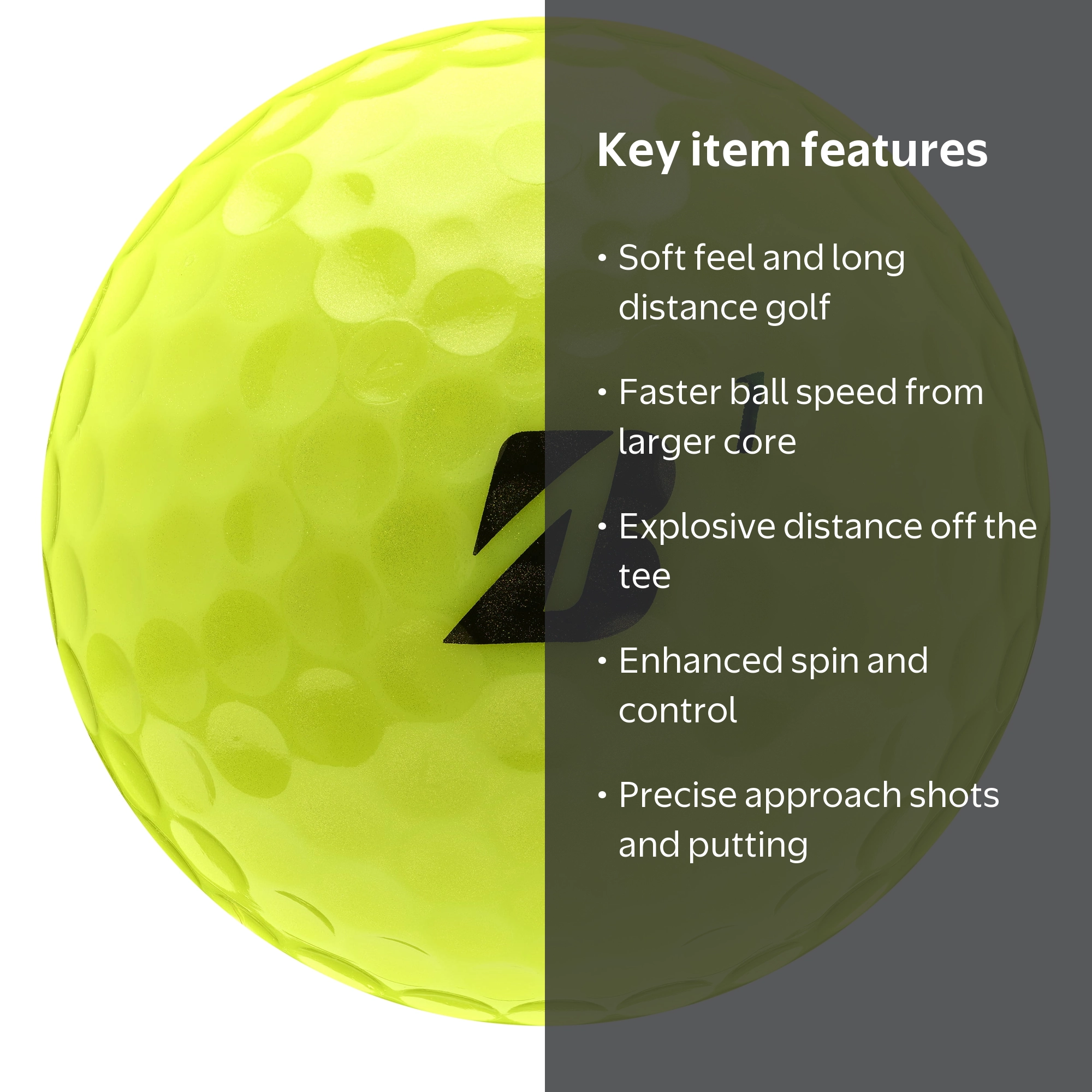Bridgestone 2025 e6 Soft Golf Balls 1-Dozen Yellow Distance