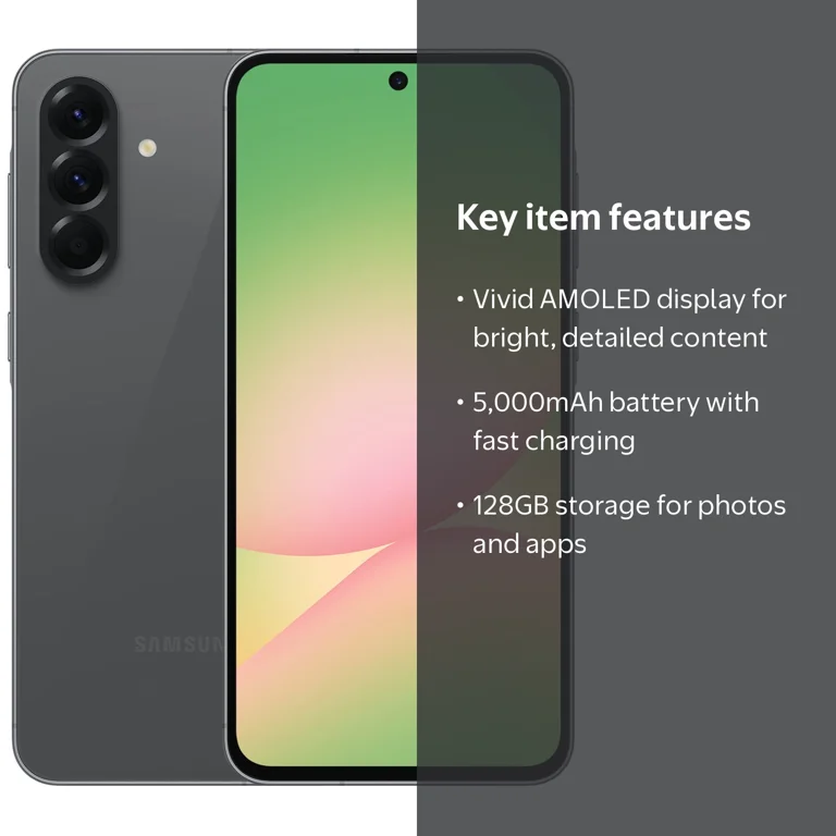 Samsung Galaxy A56 5G 128GB Smartphone (Unlocked), Awesome Samsung Galaxy A56 5G 128GB Smartphone (Unlocked), Awesome
