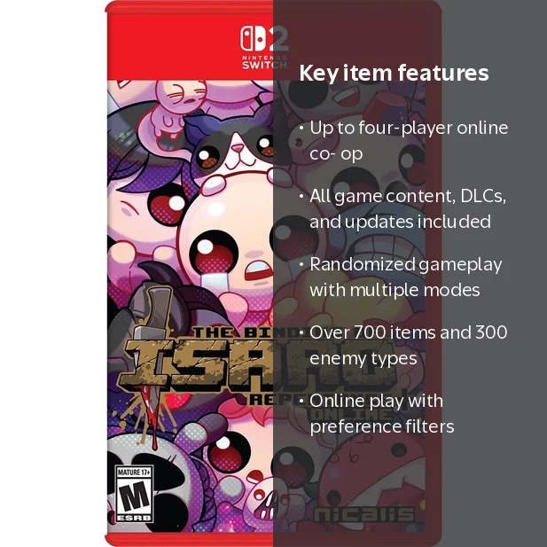 The Binding of Isaac: Repentance+ - Nintendo Switch 2 Game