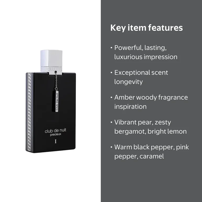 Armaf Men's Club De Nuit Precieux Extrait de Parfum Spray, Amber