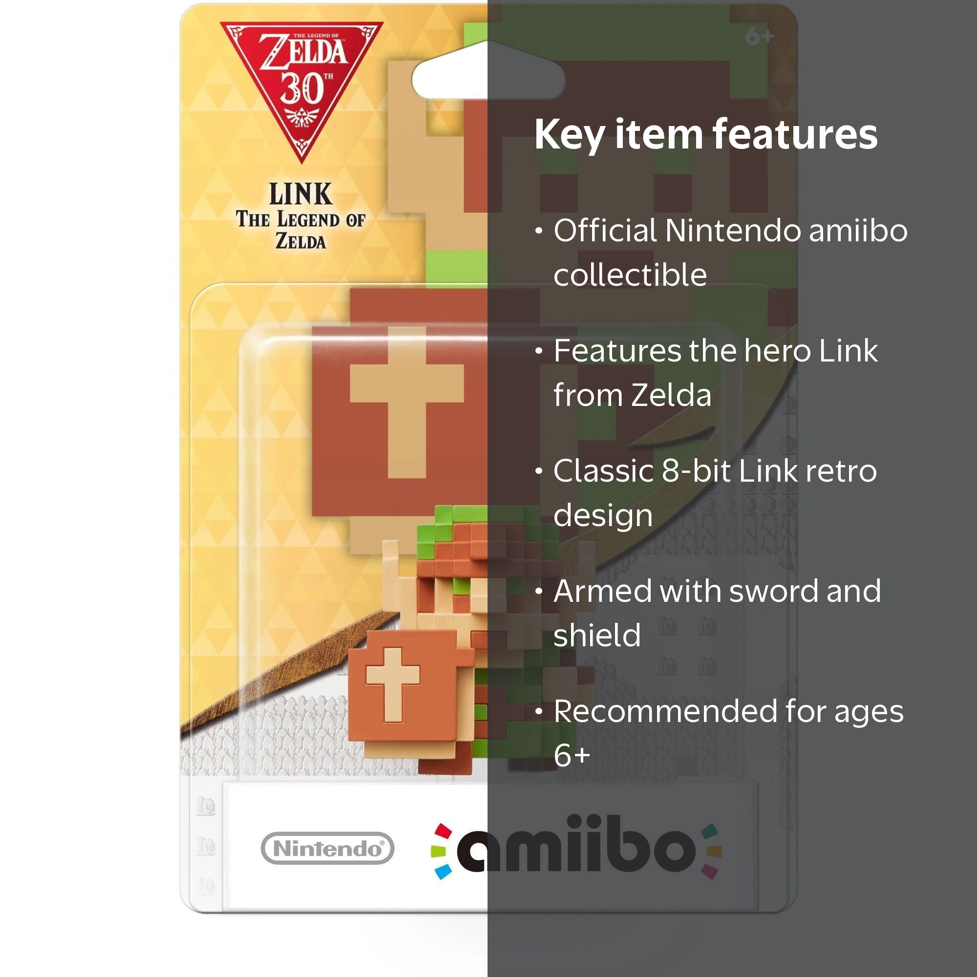 Nintendo, 8-Bit Link, Zelda Series amiibo, Nintendo Switch