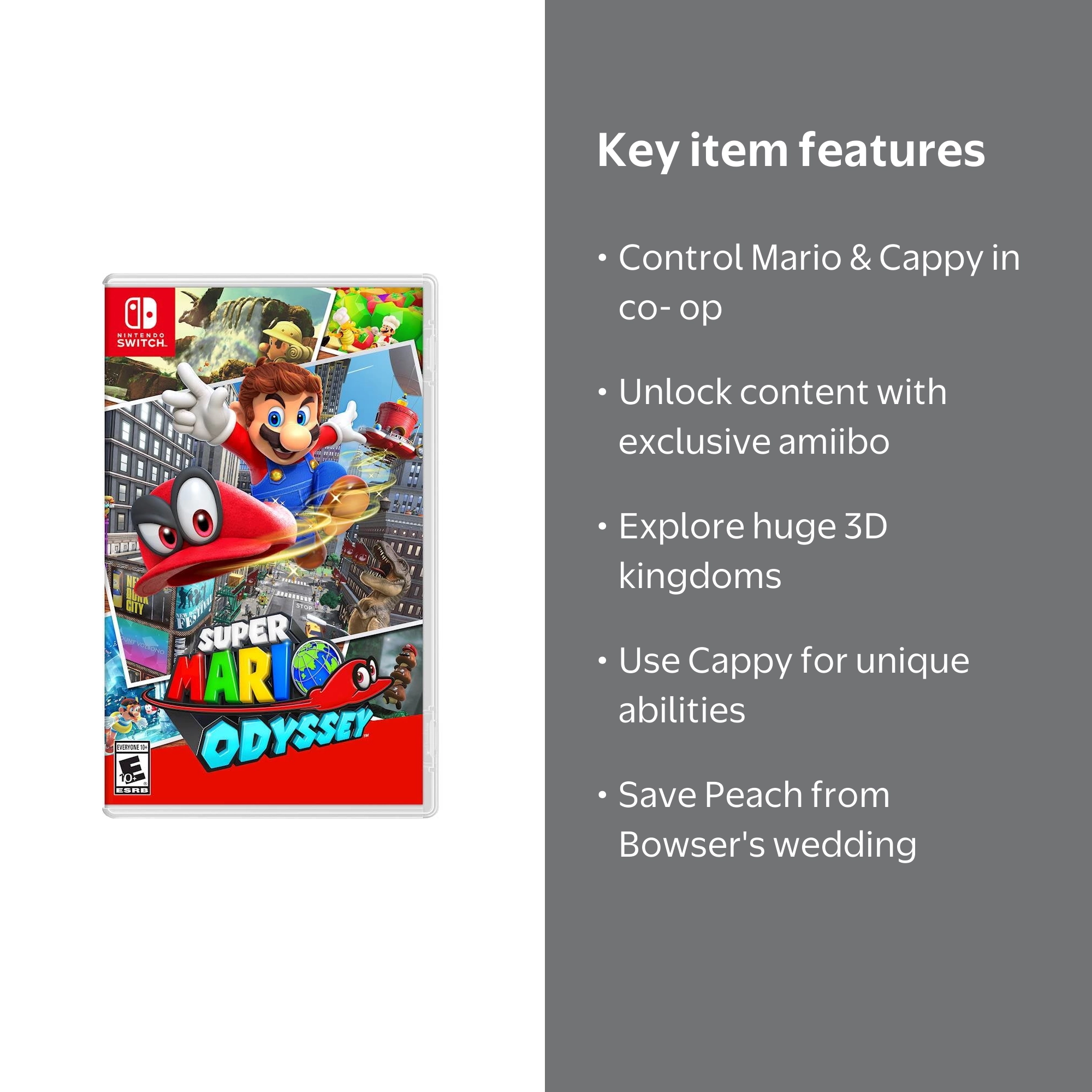Nintendo - Super Mario Odyssey: World Adventure Multiplayer Game