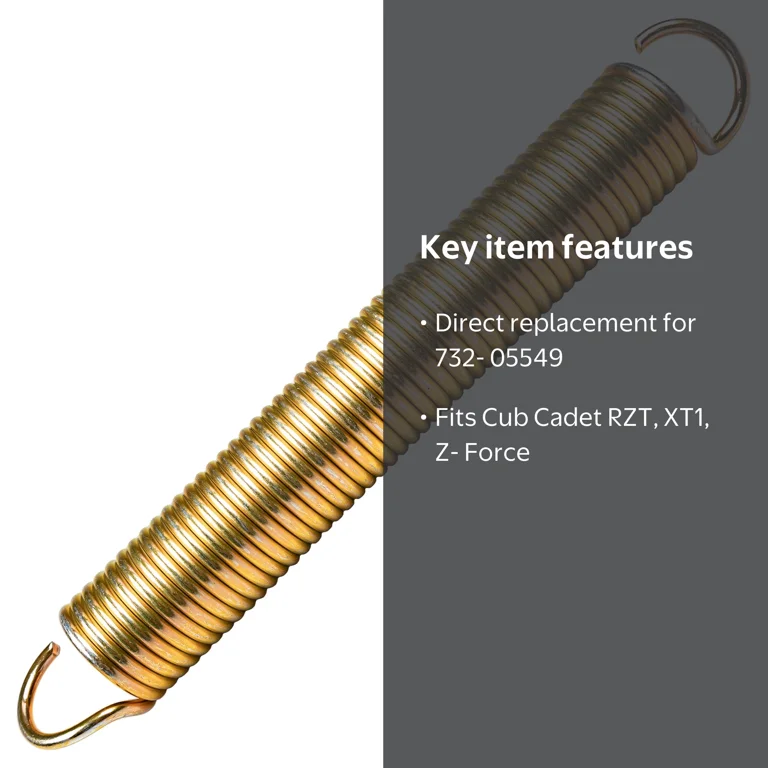 Cub Cadet 732-04927 Extension Spring for RZT-L46 and LX models