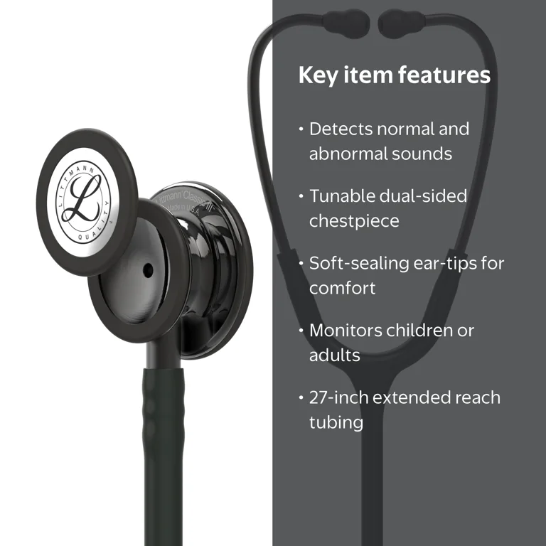 3M Littmann Classic III Monitoring Stethoscope, Stainless Steel