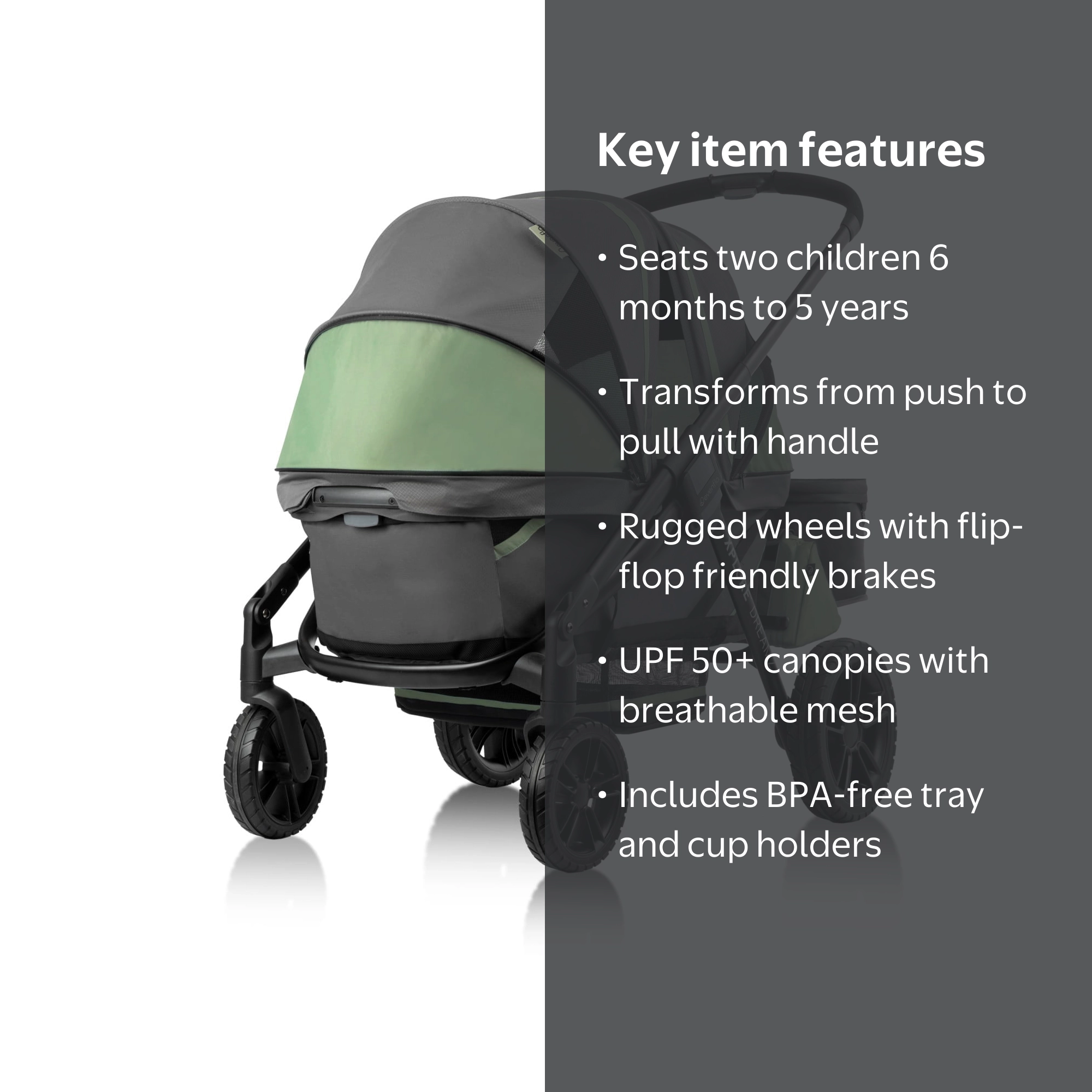 Evenflo Pivot Xplore Dreamz All-Terrain Stroller Wagon with