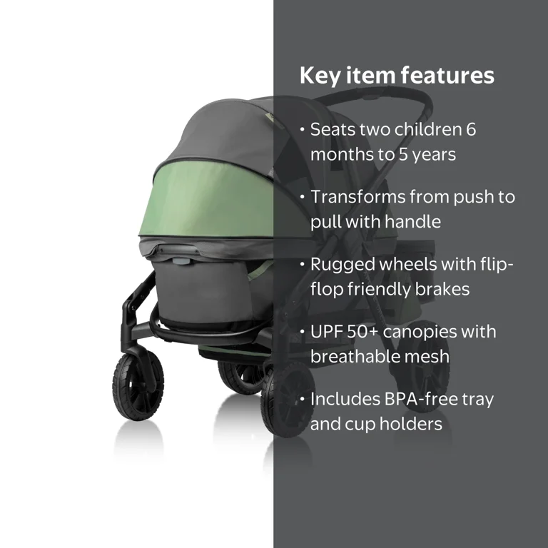 Evenflo Pivot Xplore Dreamz All-Terrain Stroller Wagon with