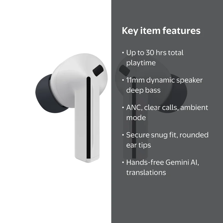 Samsung, Bluetooth Headphones, Galaxy Buds3 FE, Gray - Walmart.com