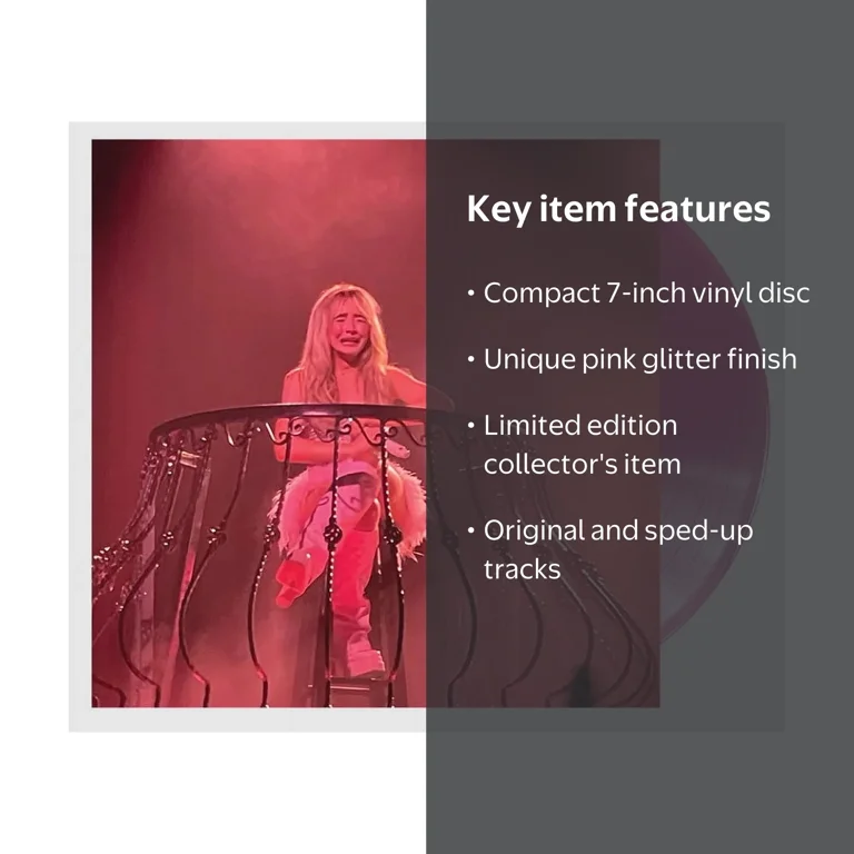 Feather by Sabrina Carpenter Pink Glitter Color 7