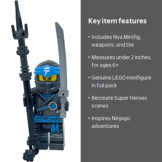 LEGO Ninjago Secrets of The Forbidden Spinjitzu Kid's Nya