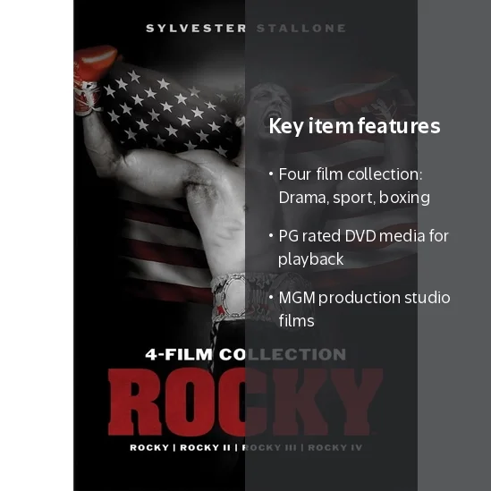 SDS Rocky 4 Film Collection DVD Drama Sport Boxing featuring Rocky