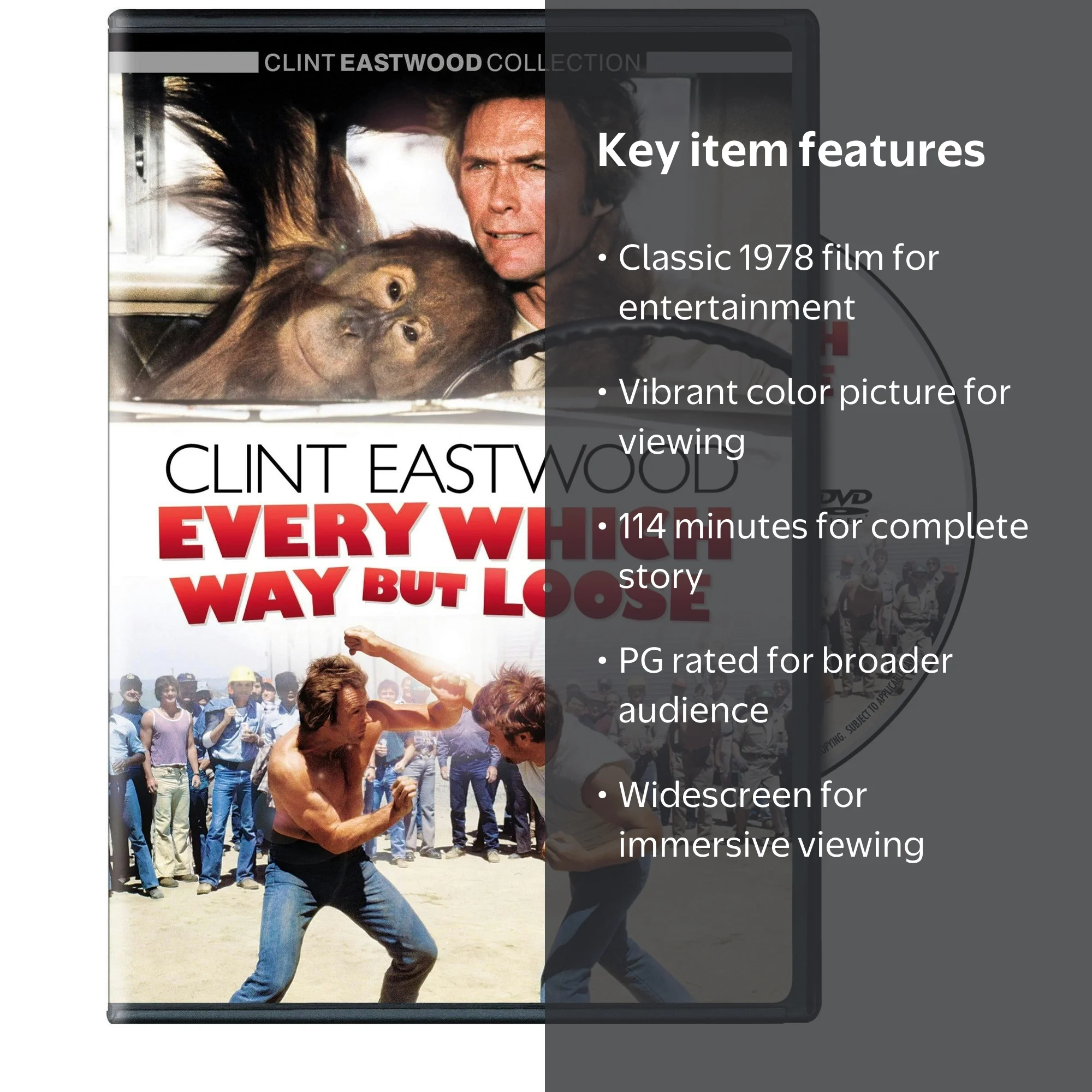 Warner Bros. Every Which Way But Loose - Classic Western Movie