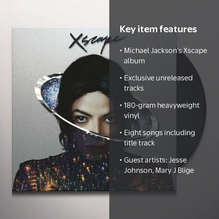 Sony Vinyl Michael Jackson - Xscape 180-gram Music Performance R&B
