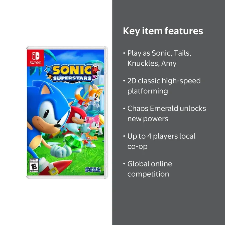 New Video Game] Sonic Superstars for Nintendo Switch - Walmart.com