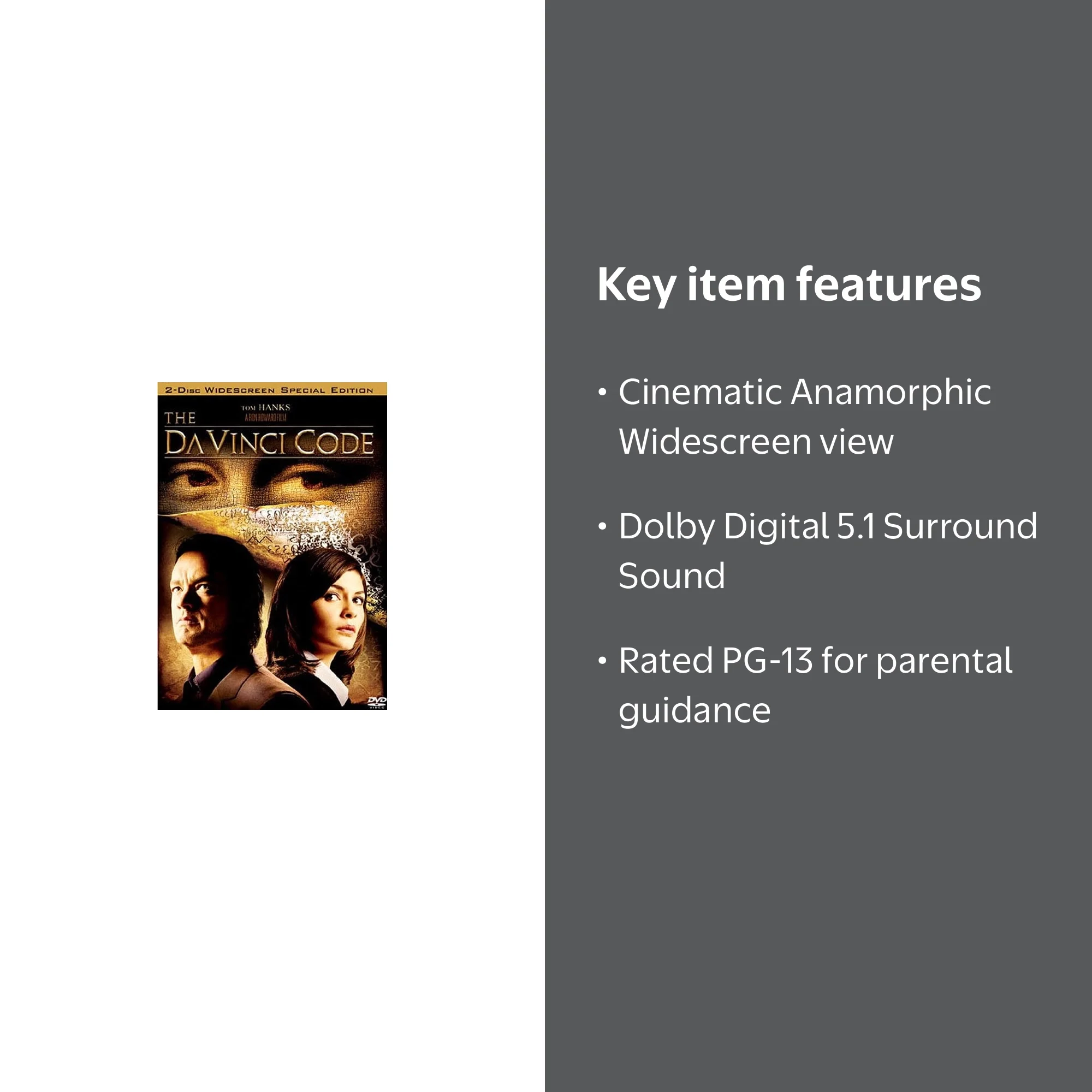 Sony Pictures - The Da Vinci Code [DIGITAL VIDEO DISC] - Walmart.com