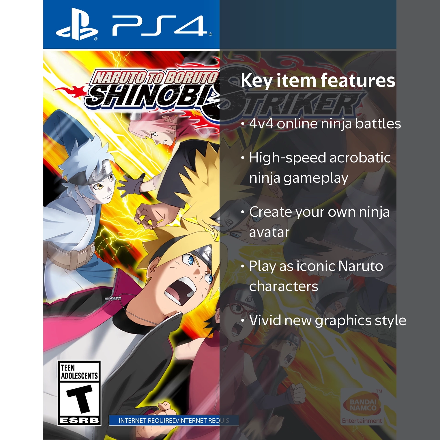 Bandai Namco Naruto to Boruto Shinobi Striker, PS4, 722674121200