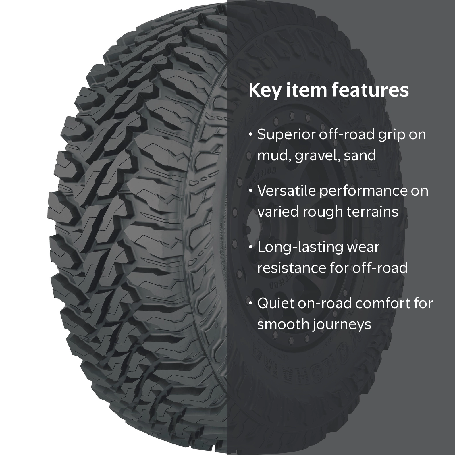Yokohama Geolandar M/T G003 Mud Terrain LT285/65R18 125/122Q E