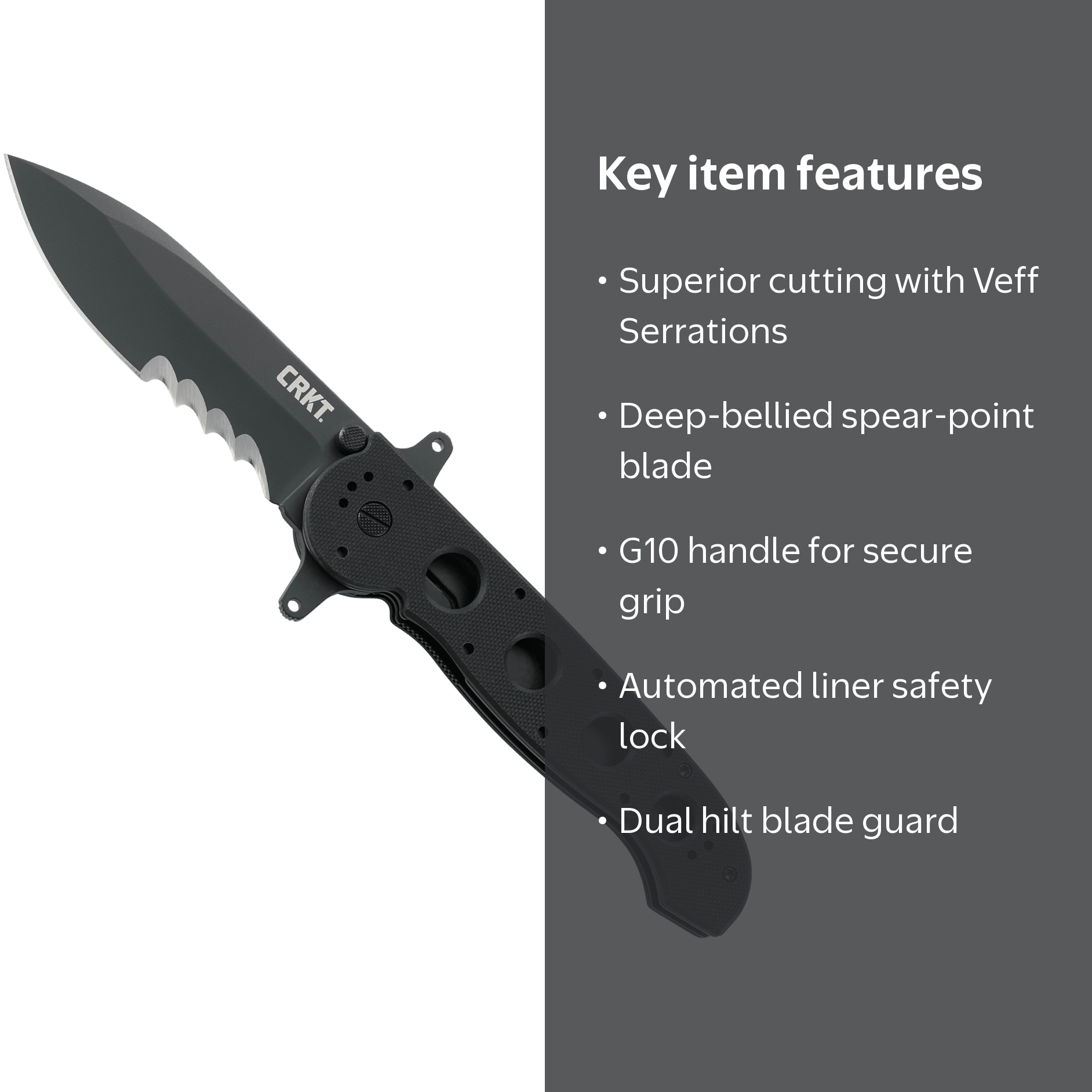 CRKT M21-14SFG Folding Knife with Liner Lock: 1.4116 Veff