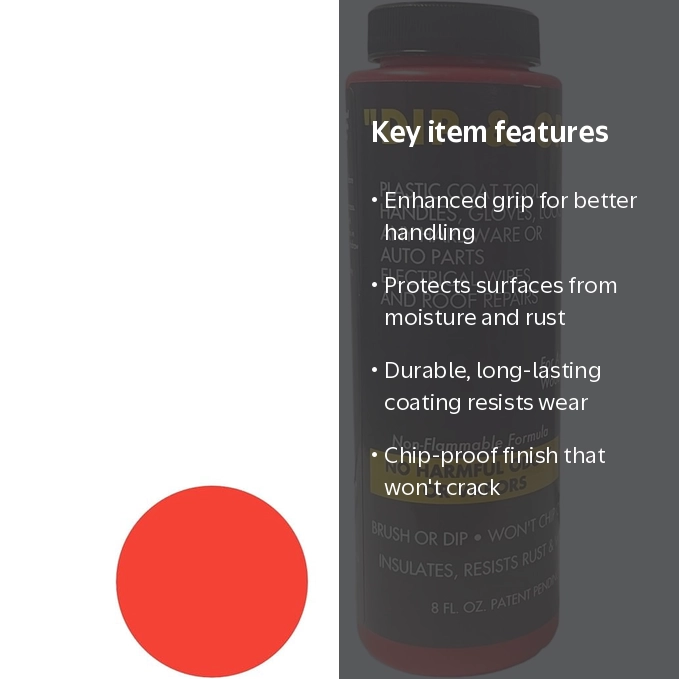 Liquid Leather -Dip and Grip Rubberized Plastic Coating for Tool
