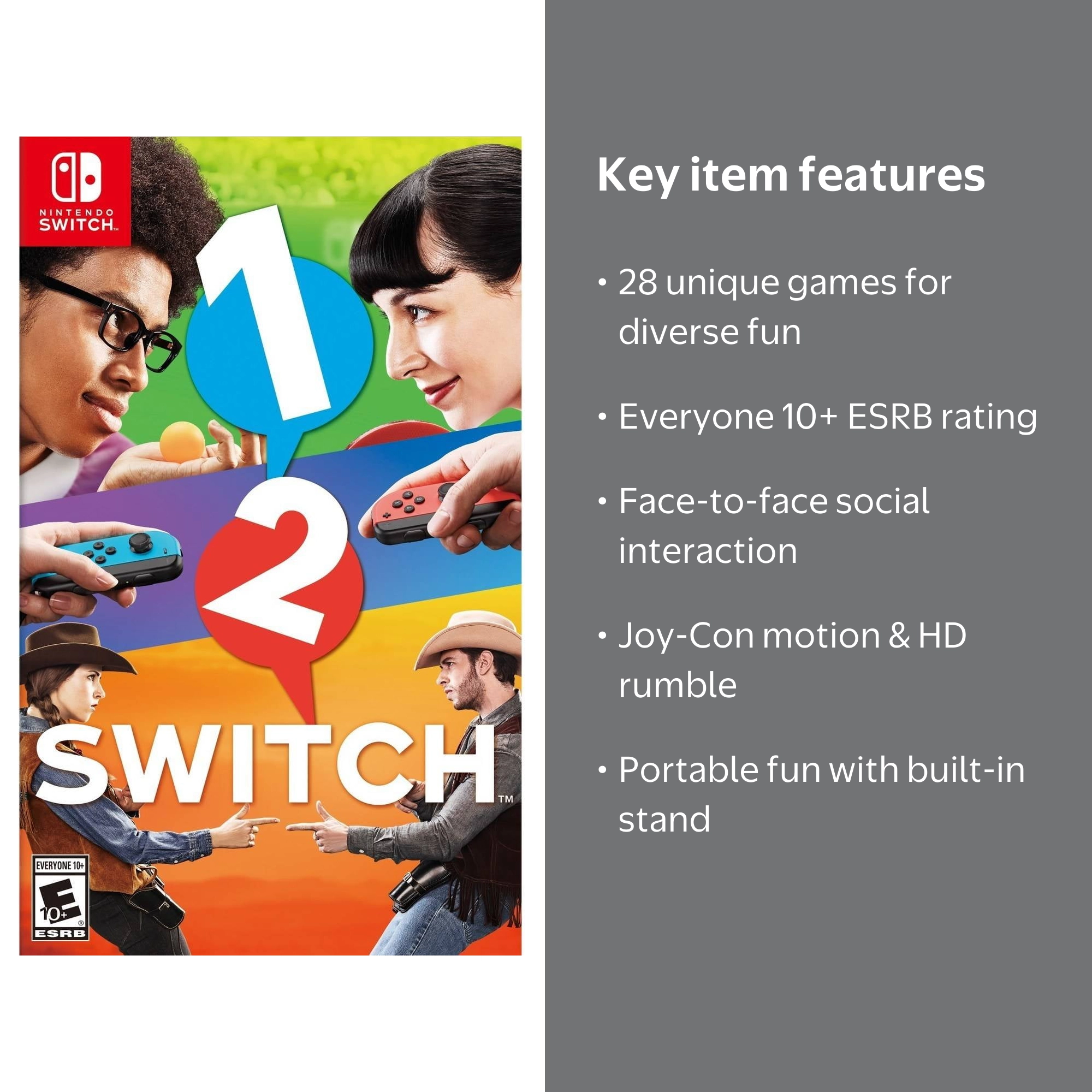 Nintendo 1-2-Switch Game for Nintendo Switch, 045496590444