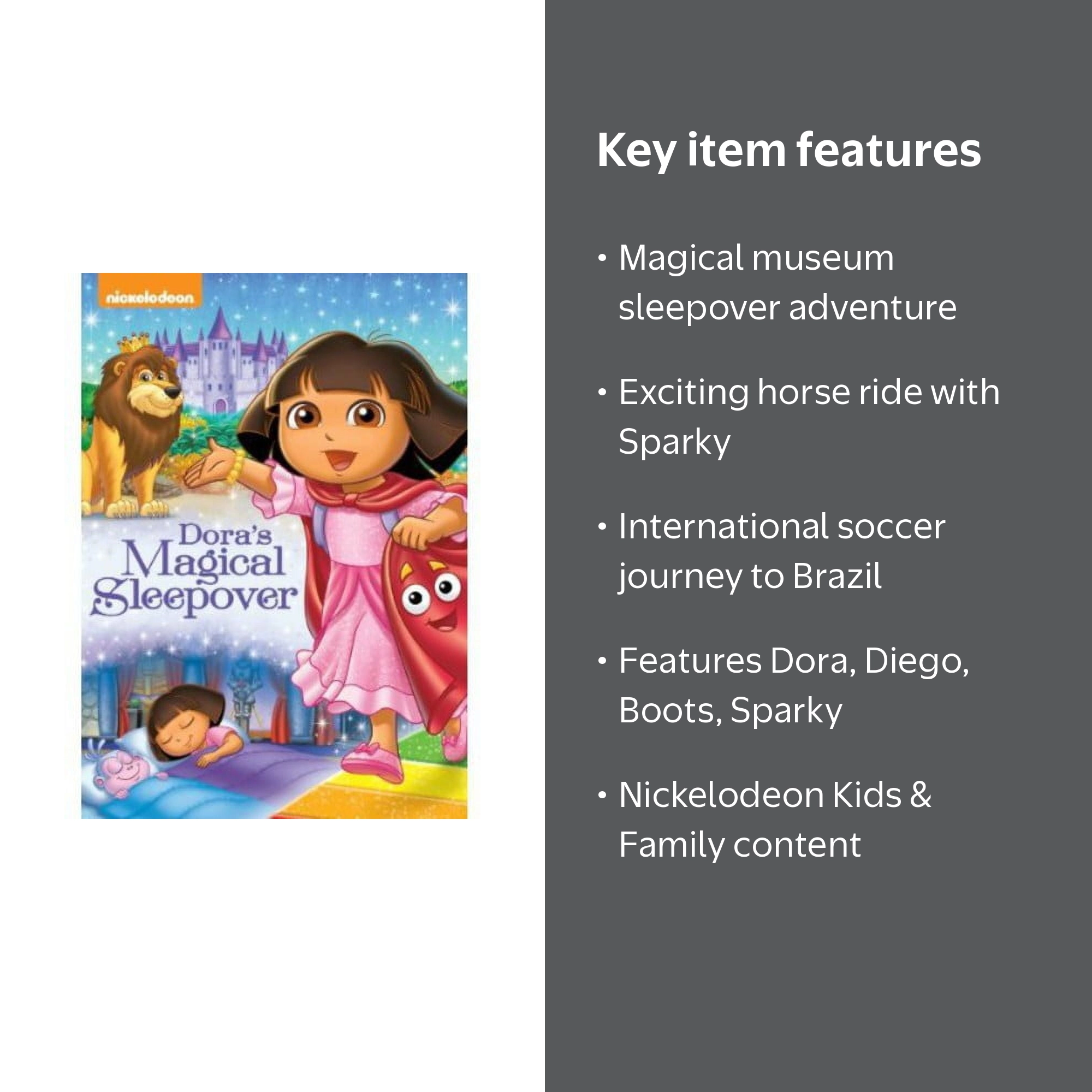 Dora the Explorer: Dora's Magical Sleepover (DVD), Nickelodeon