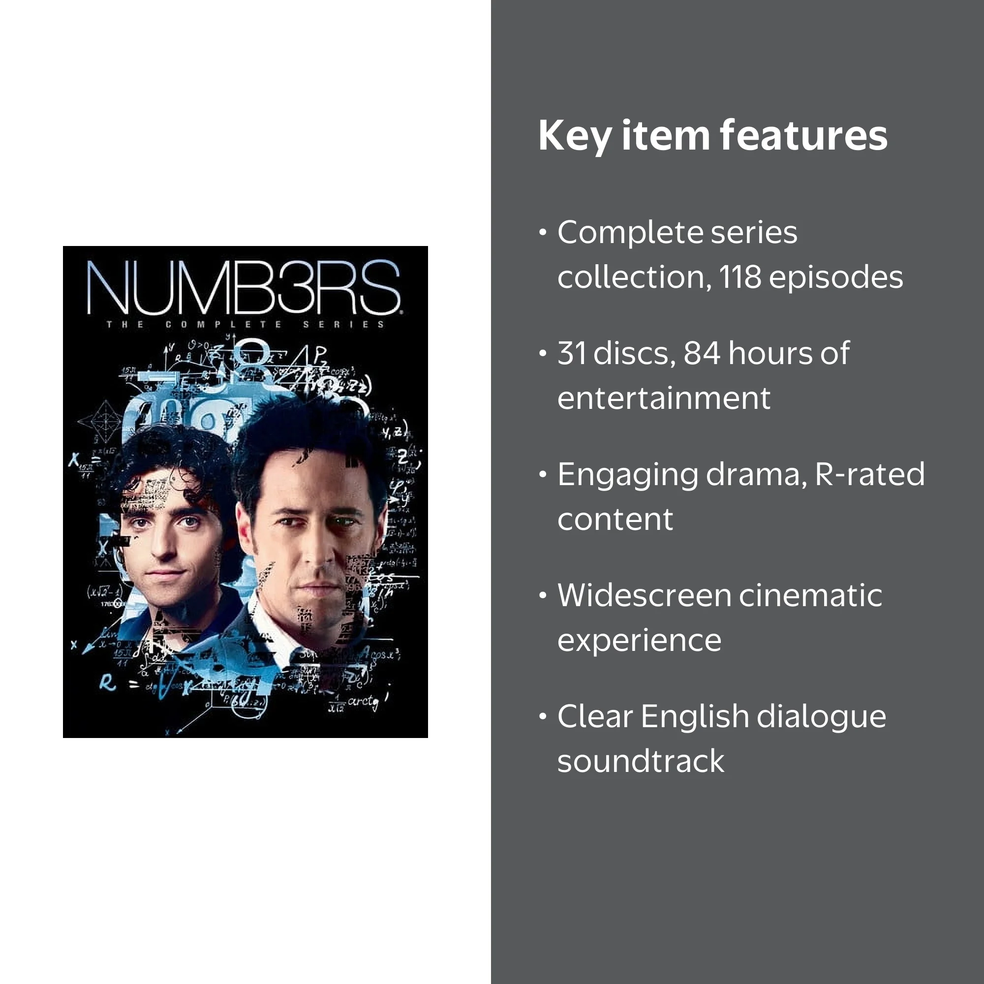 Paramount's Numbers: Complete TV Show Seasons Collection (Drama