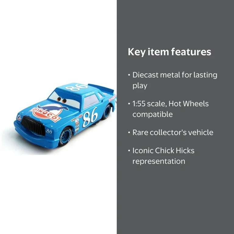 Disney Cars Supercharged Dinoco Chick Hicks Diecast Car - Walmart.com